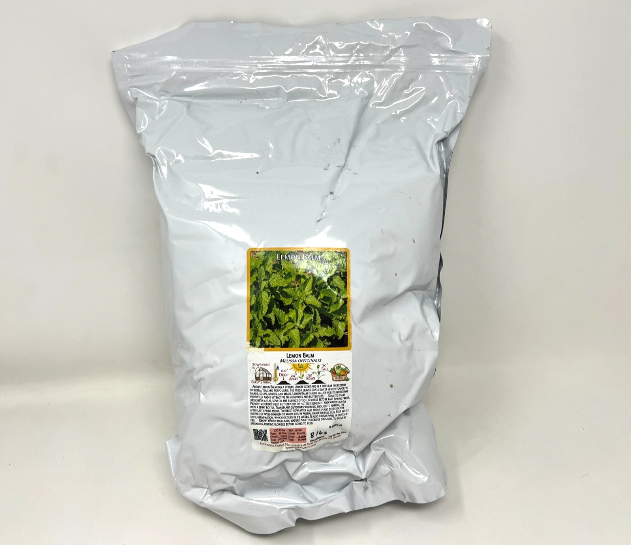 Everwilde Lemon Balm Seeds 8 LB Over 3 Mil Seeds Herb Edible Flower Perennial