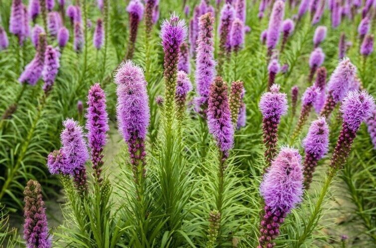 Blazing Star 50 Plants – Liatris Spicata Perennial Bare Root Live Garden Plant