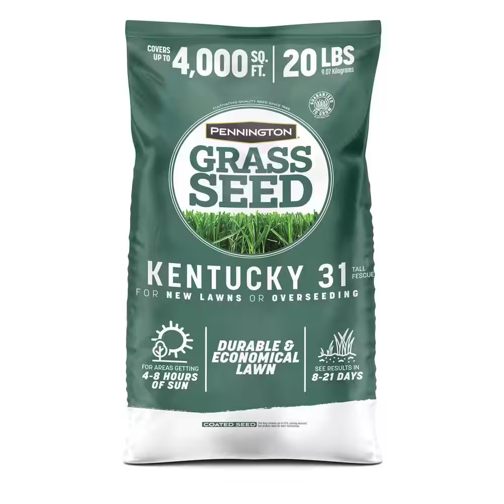Kentucky 31 Tall Fescue 20 Lb. 4,000 Sq. Ft. Grass Seed