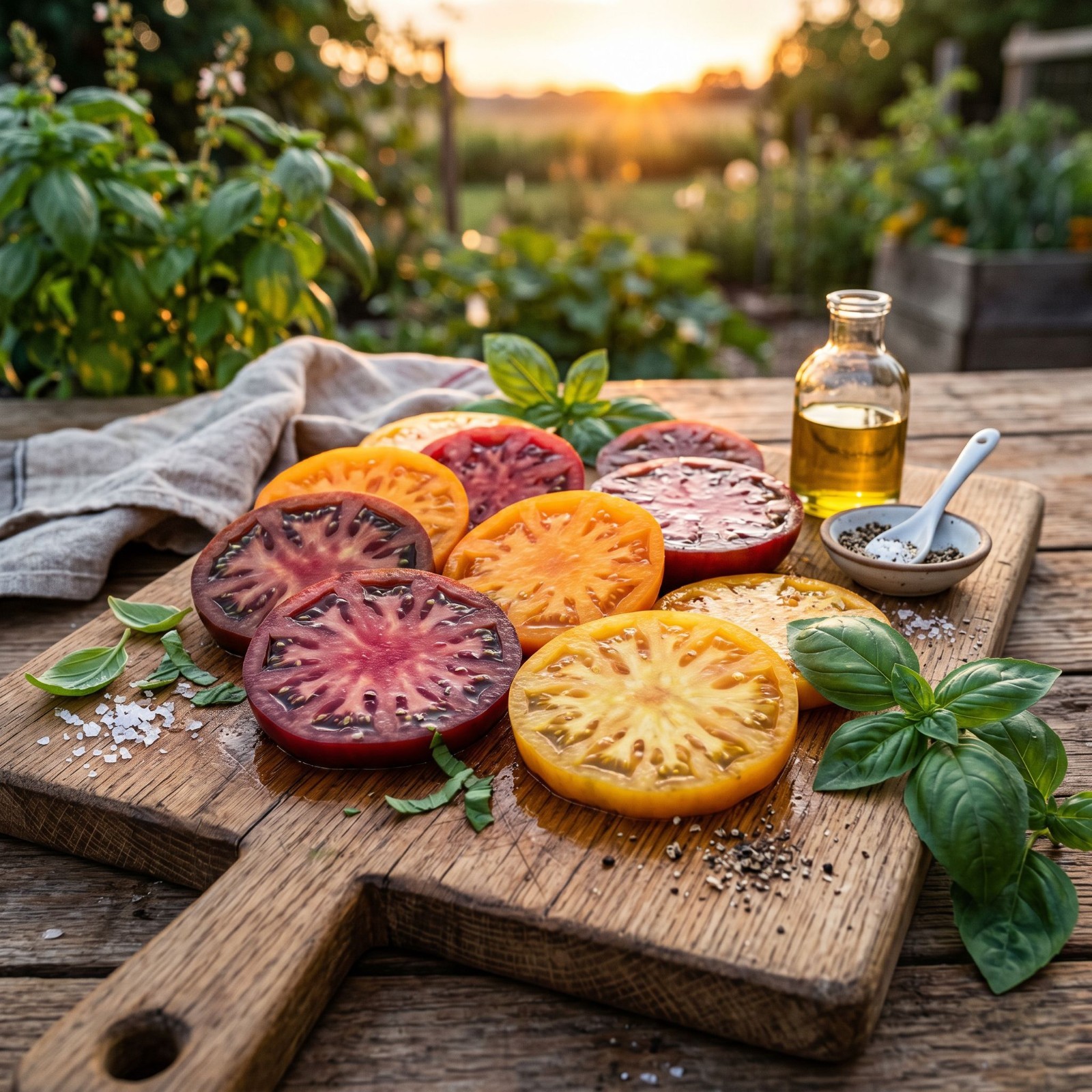 SUNSET HEIRLOOM TOMATO COLLECTION Cherokee Purple Amana Orange 4 packs 240 Seeds