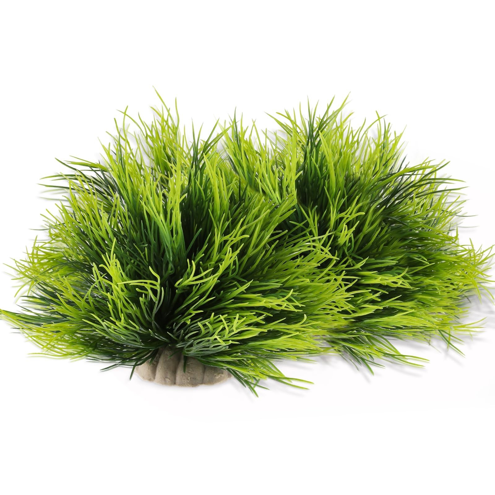 2pcs Aquarium Plants Decorations Artificial Fish Tank Plants Plastic Fish Tan…