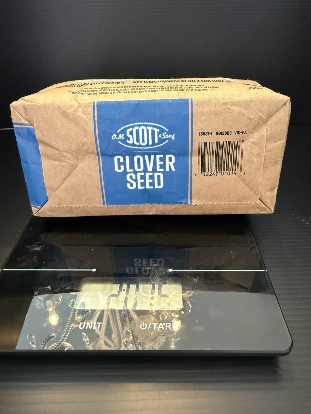 O.M. Scott and Sons Clover Seed Ground Cover 2 lb. Bag Covers 1,000 sq. ft. New