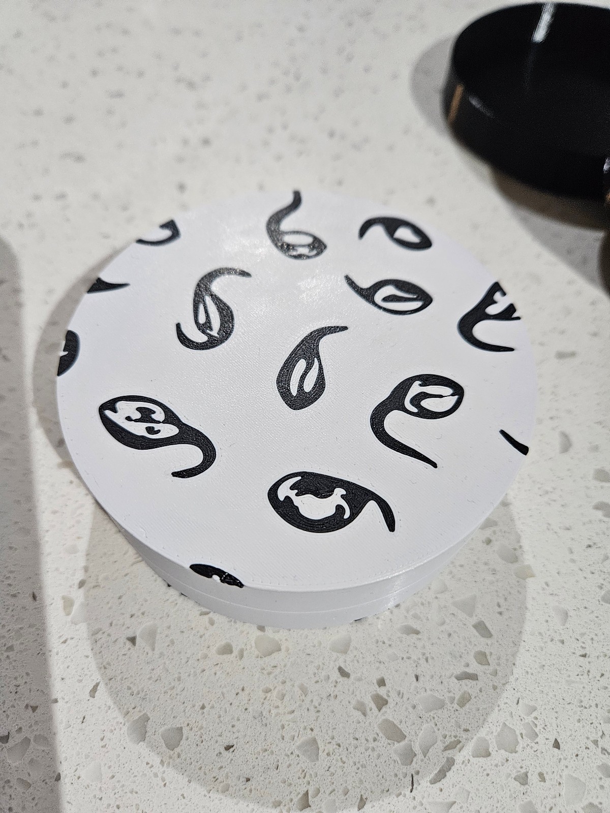 Black Seed Puck (White Inlay Design) Premium Germination Kit System