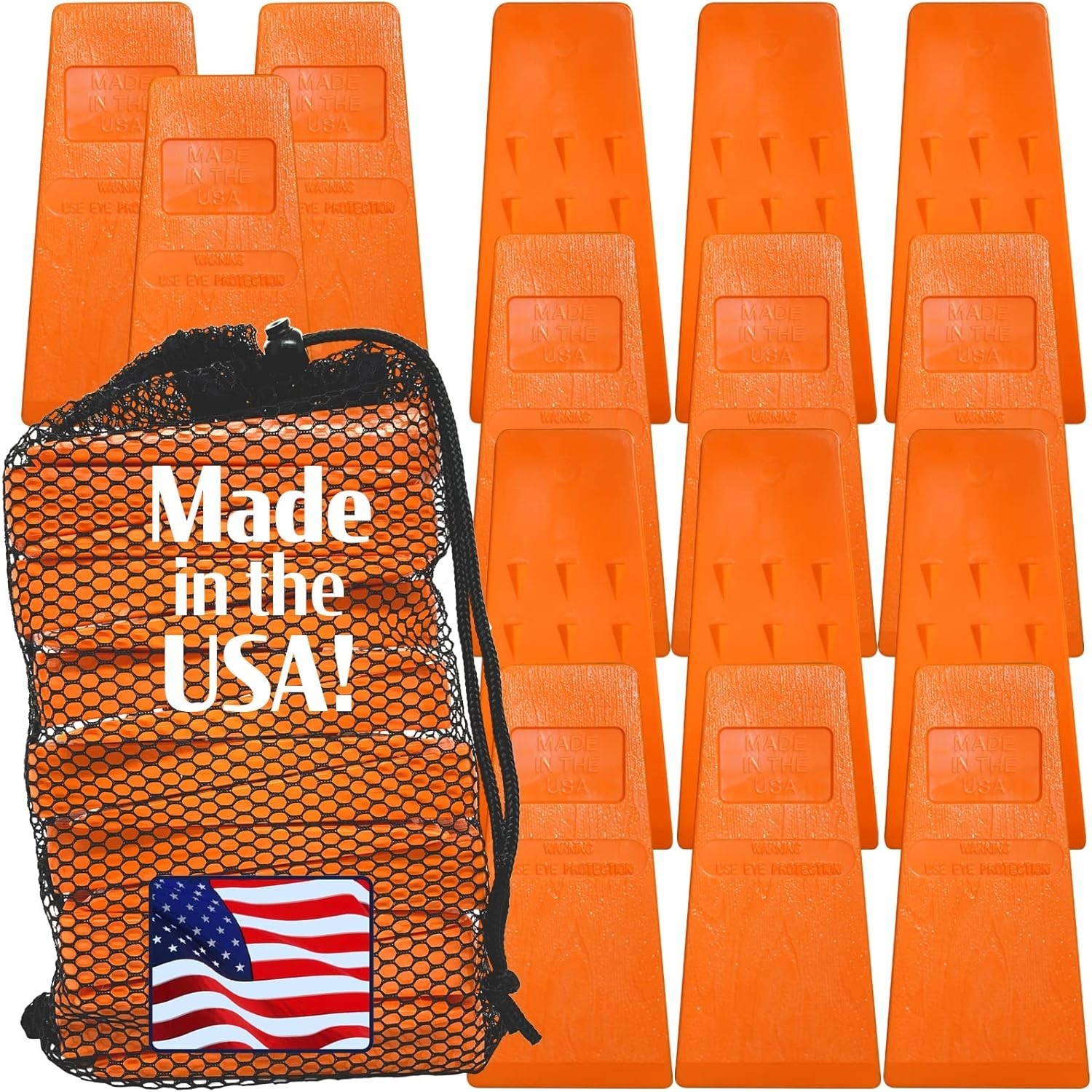 5.5″ Orange Tree Cutting Wedges Set of 15 – Durable, Weather-Resistant Design