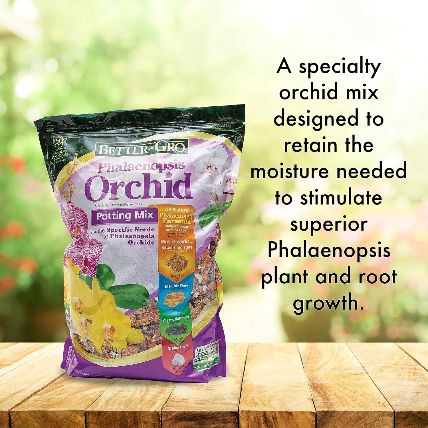 Fertile 8 Quart Phalaenopsis Orchid Mix – Perfect for Re-potting and Growth
