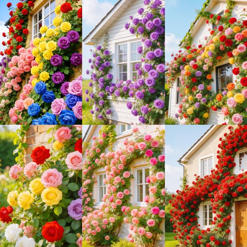Carpet Creeping 300Climbing Rose Bush Seeds For Planting Outdoors-Perennial