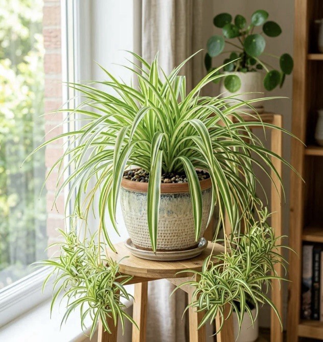 🪴CHLOROPHYTUM COMOSUM VARIEGATED SPIDER PLANT BARE ROOT/PUP🪴