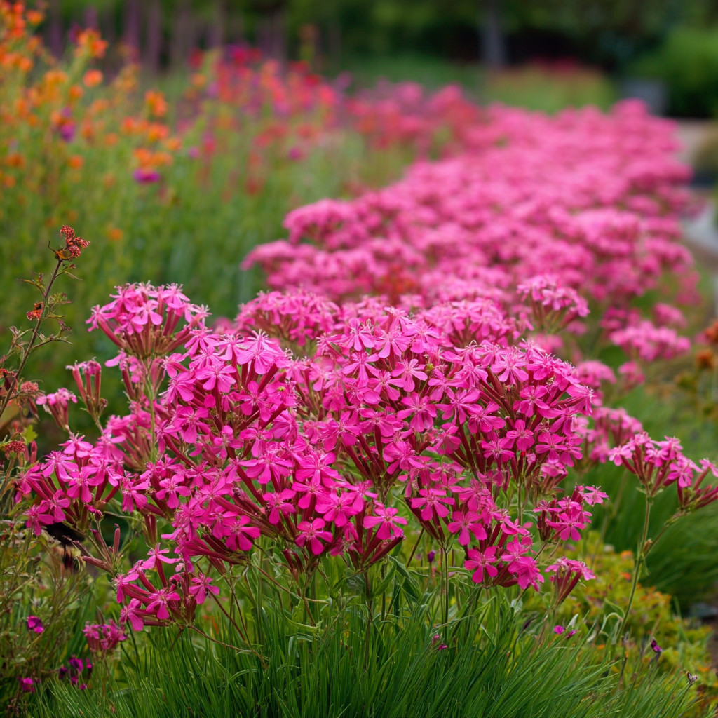 None So Pretty Catchfly 500 Seeds | Silene armeria Pink Flowers