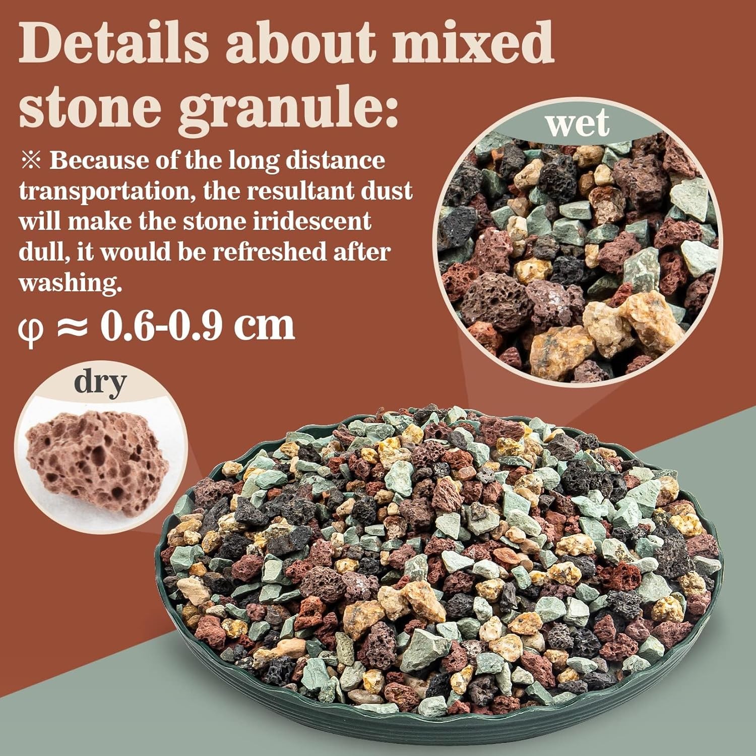 Sukh 2LBS Horticultural Succulent Rocks Bonsai Mix Potting Mix…