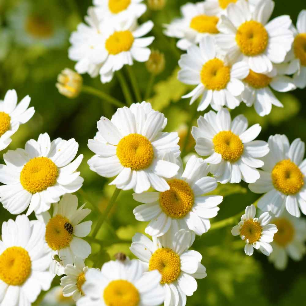 10000 Seeds Feverfew Seeds For Planting | White Chrysanthemum Feverfew Herb
