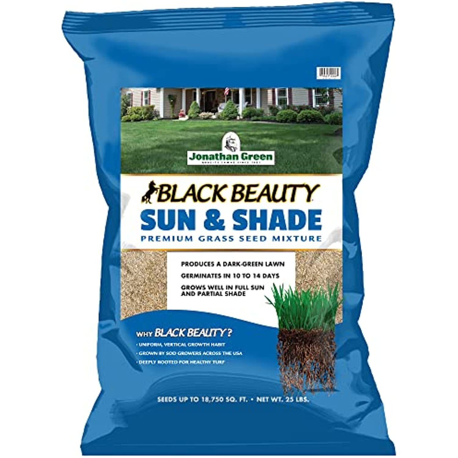 Jonathan Green (12006) Black Beauty Sun & Shade Grass Seed – Cool Season Lawn