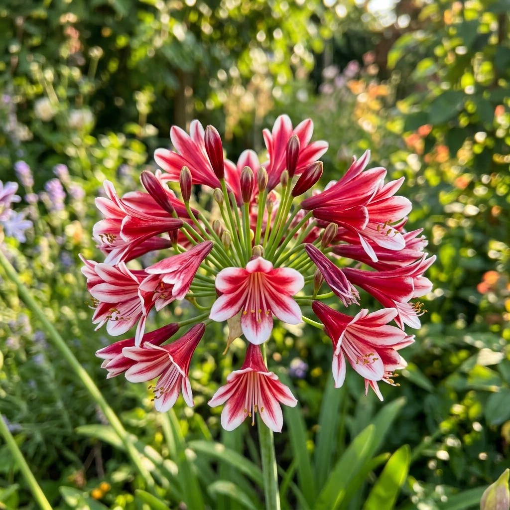 50 Count Bicolor Red African Lily Seeds – Long Lasting Patio Blooms, for Home