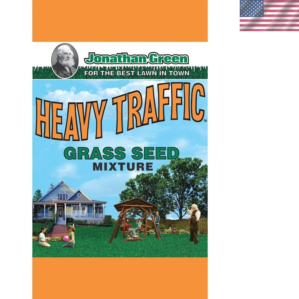Heavy Traffic Organic Grass Seed – Black Beauty 11000, 7 lb High Performance