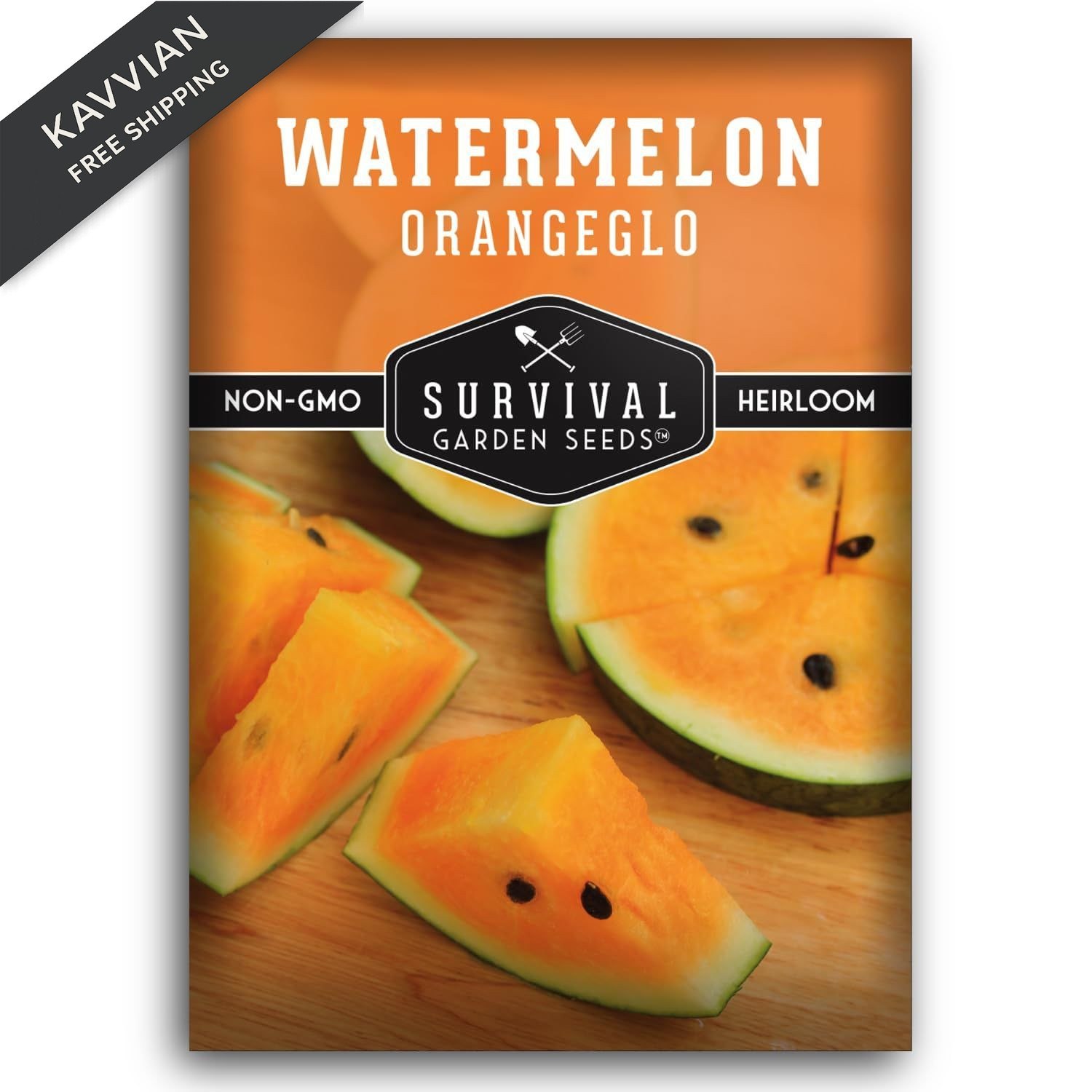 Orange Watermelon Seeds for Planting – Unique Orangeglo Heirloom