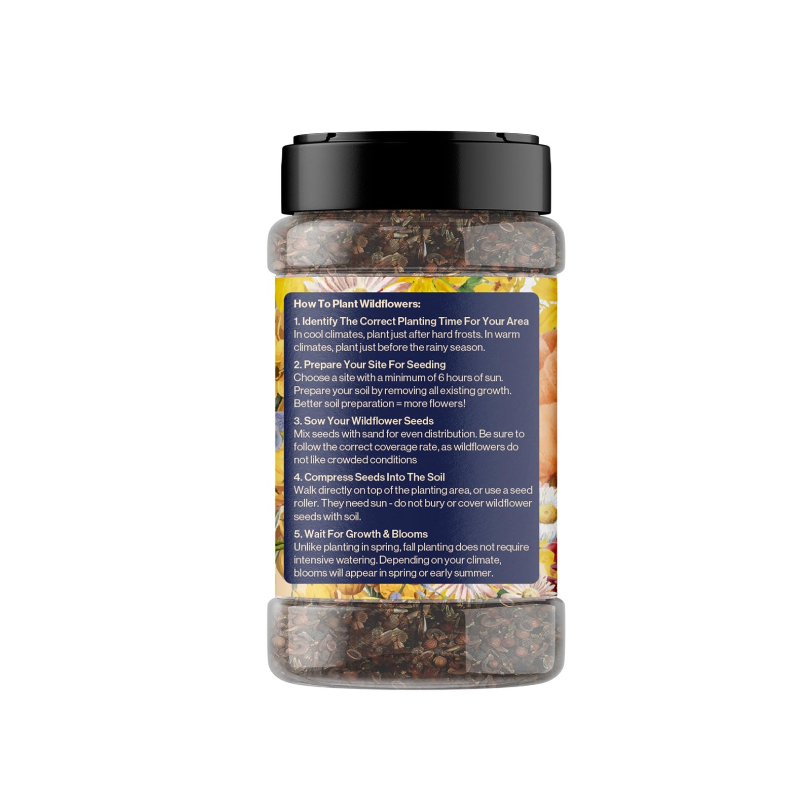 Perennial Wildflower Seed Mix 90,000+ Seeds for Easy Planting Anywhere