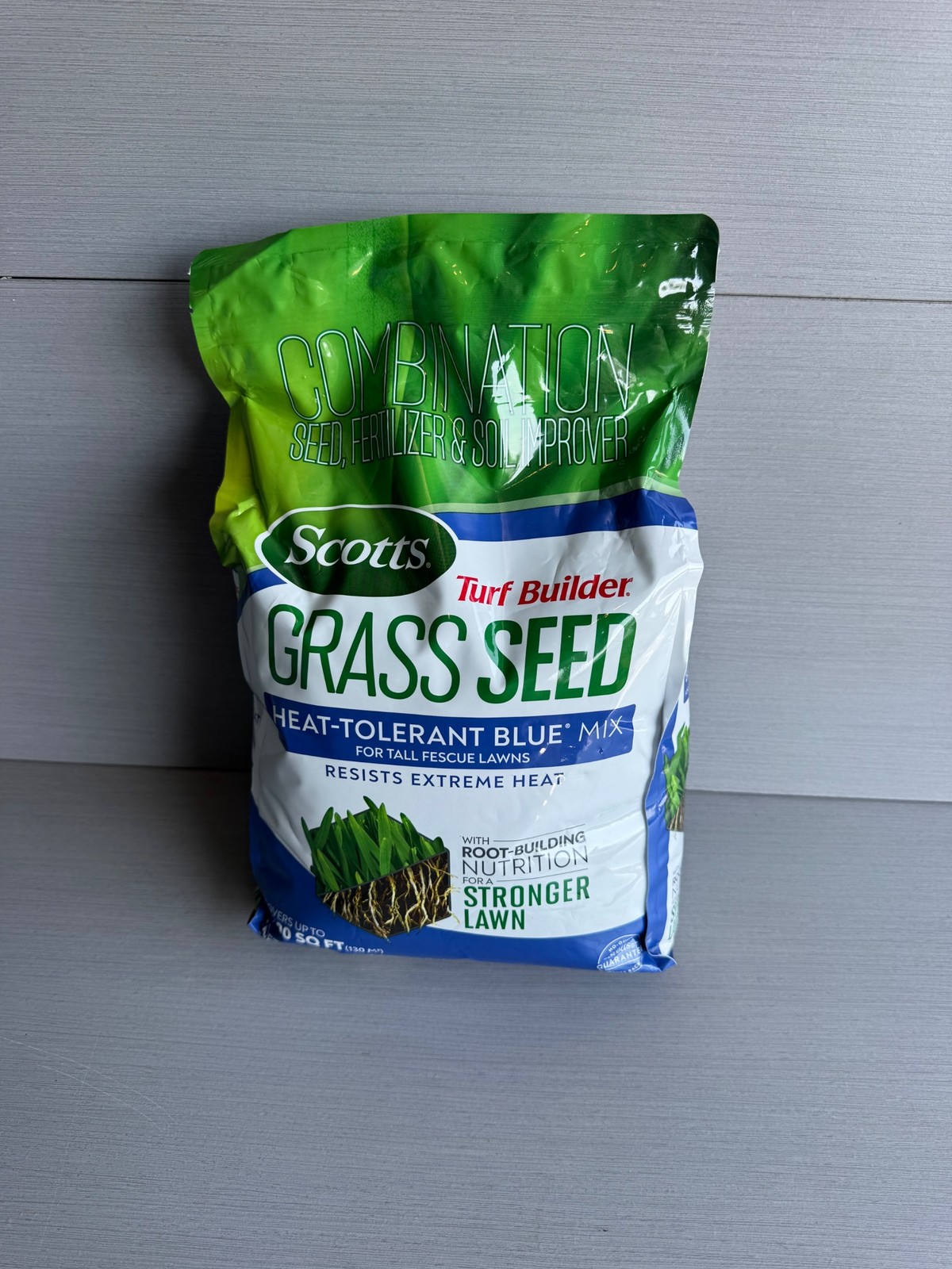 Scotts Turf Builder Grass Seed Heat-Tolerant Blue Mix 5.6lb Tall Fescue