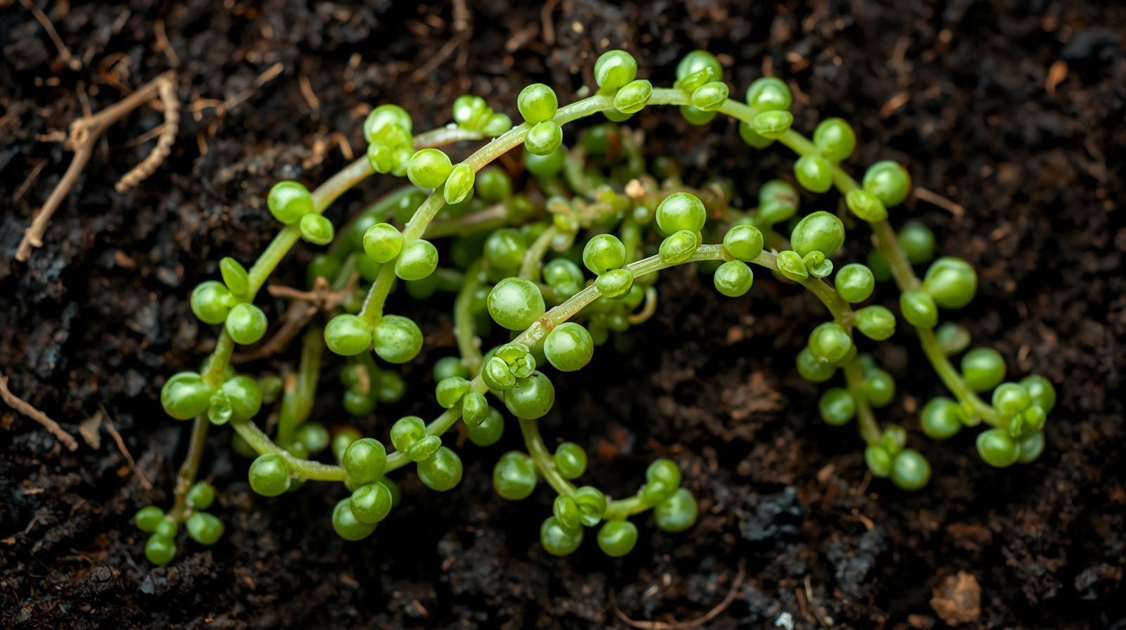 Senecio Rowleyanus String Of Pearls Rooted Starter Plant BUY 2 GET 1 FREE