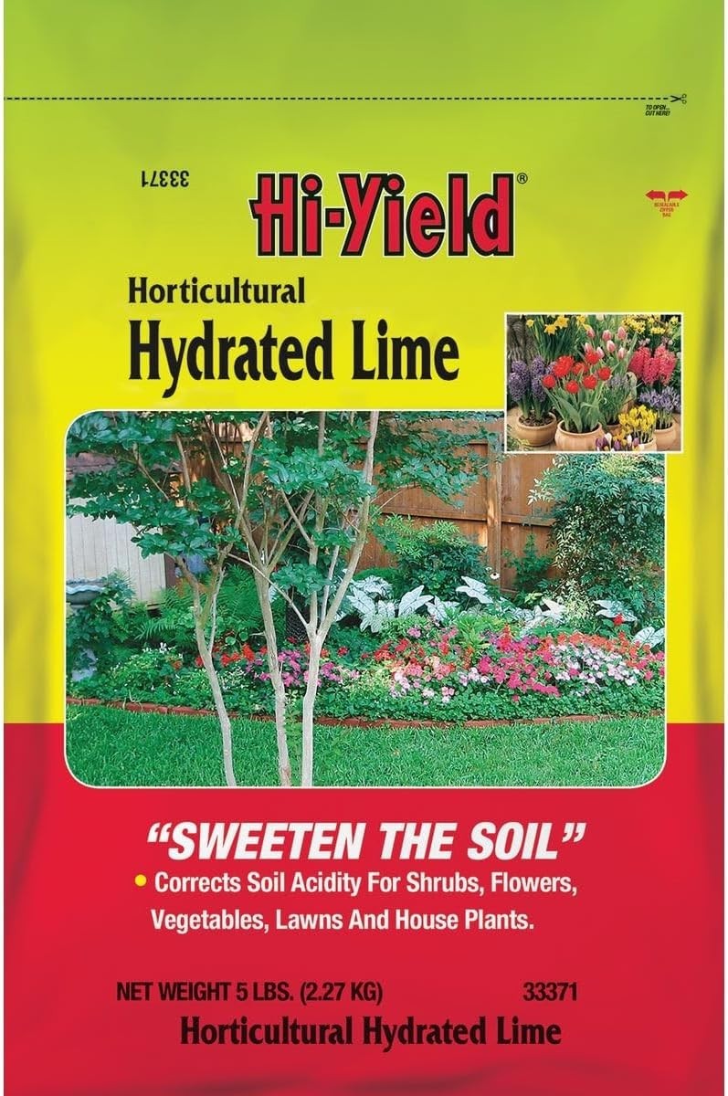Horticultural Hydrated Lime 5 lbs by Fertilome – Loosens Clay Soils Effectively