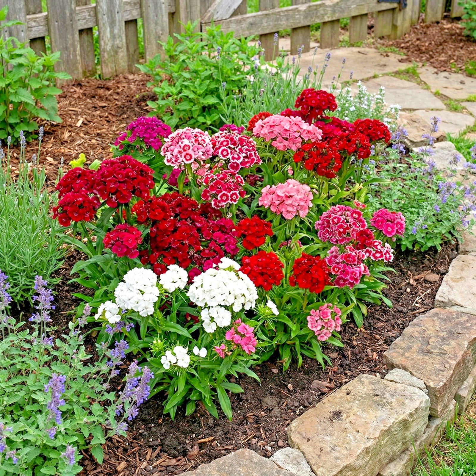 250 SWEET WILLIAM DIANTHUS Seeds Mixed 20″ Tall Perennial Non-GMO~FREE SHIPPING!