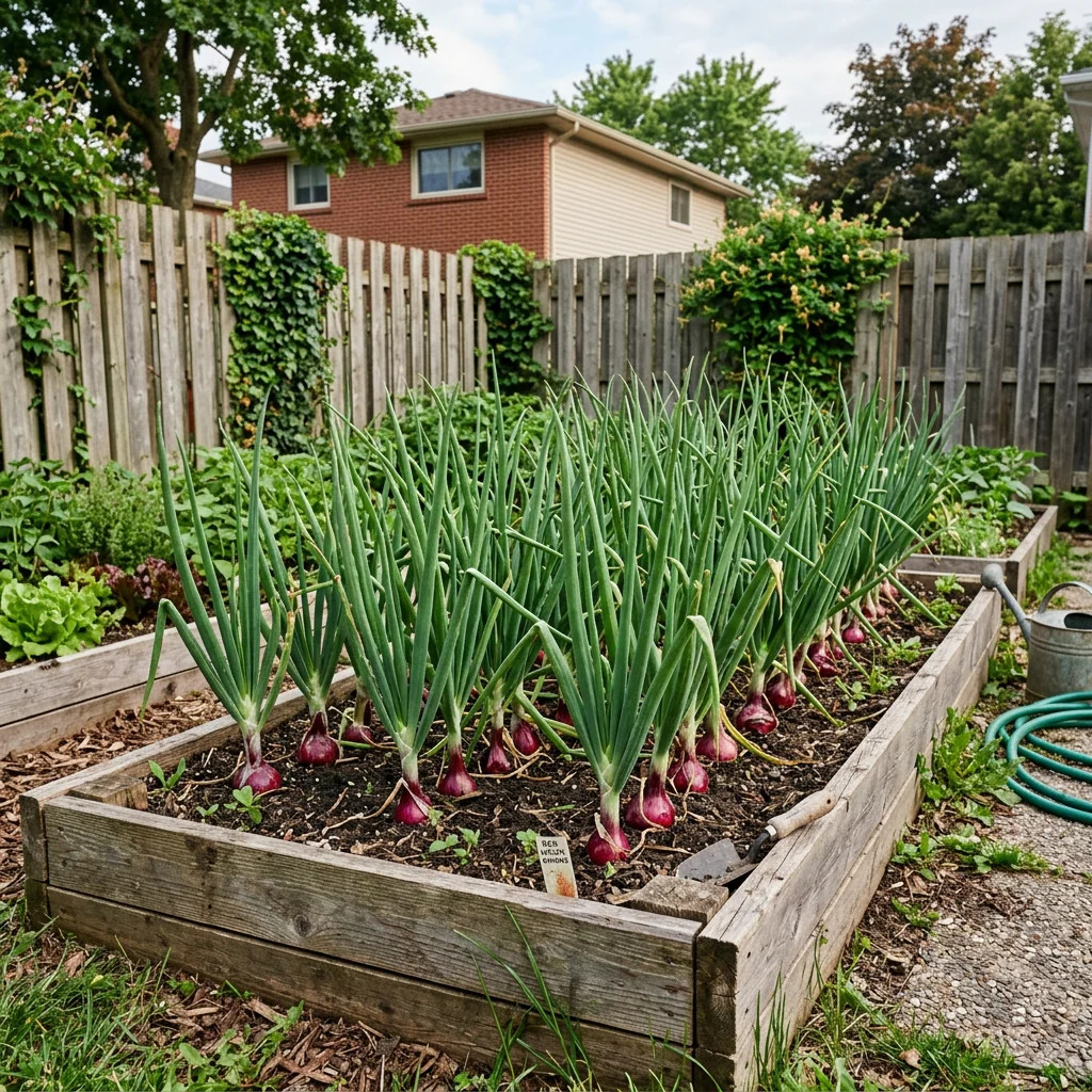 1000 Red Welsh Onion Seeds for Planting – Variety for Home Gardening