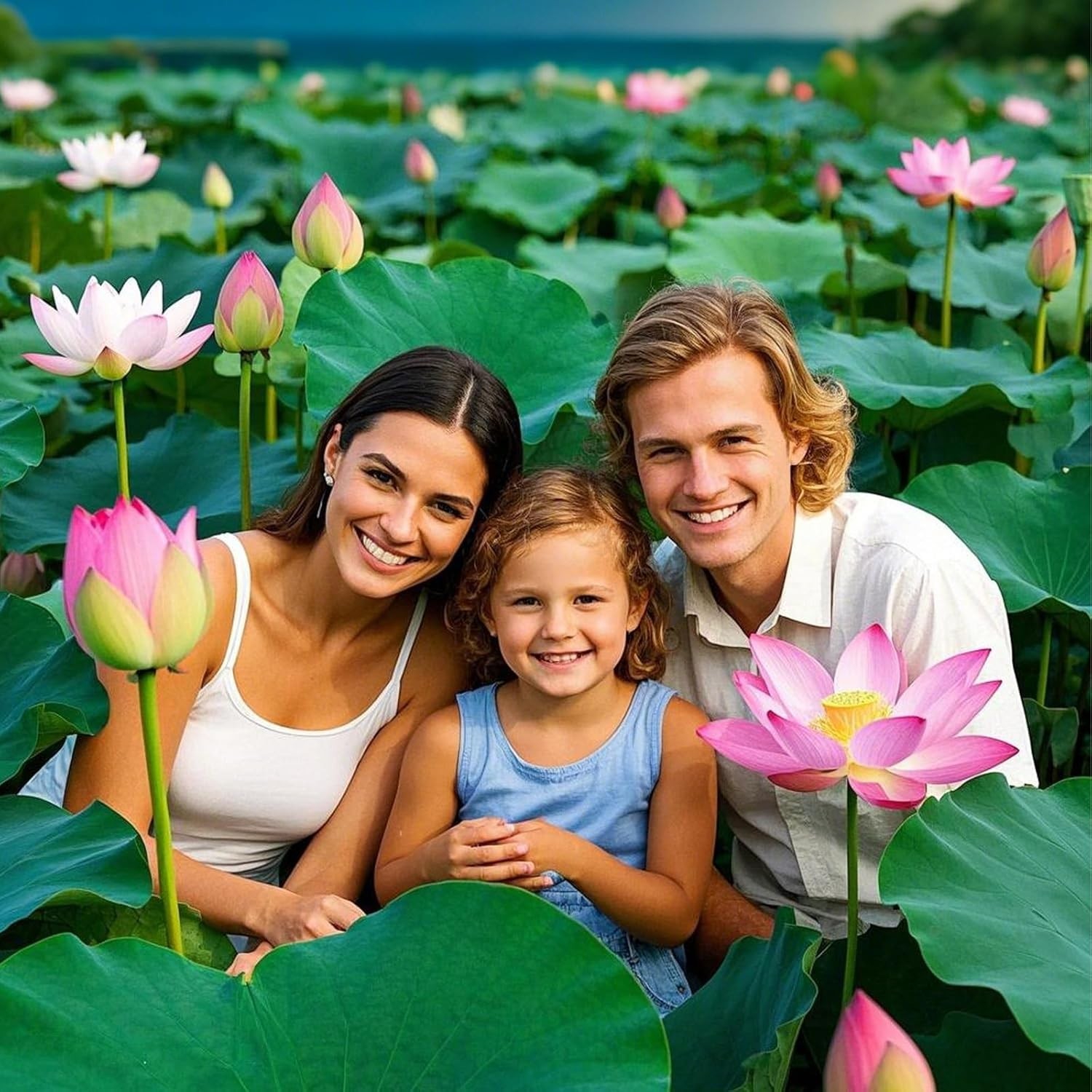 High Germination Lotus Seeds – 200 Mixed Colors with Planting Guide Included