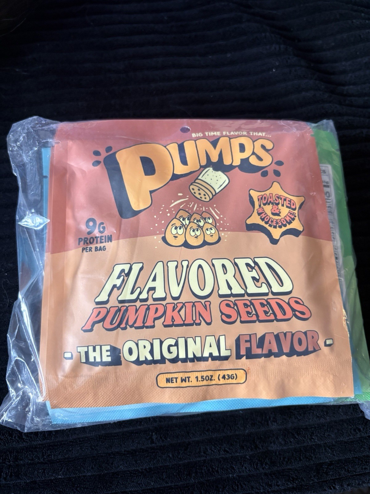 Pumps Flavored Pumpkin Seeds Starter Pack, Healthy Vegetarian Snack