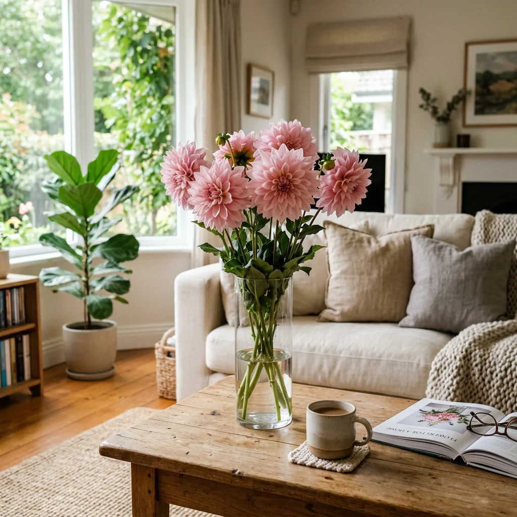 50 Pink Dahlia Seeds for Planting – Elegant Pastel Blooms