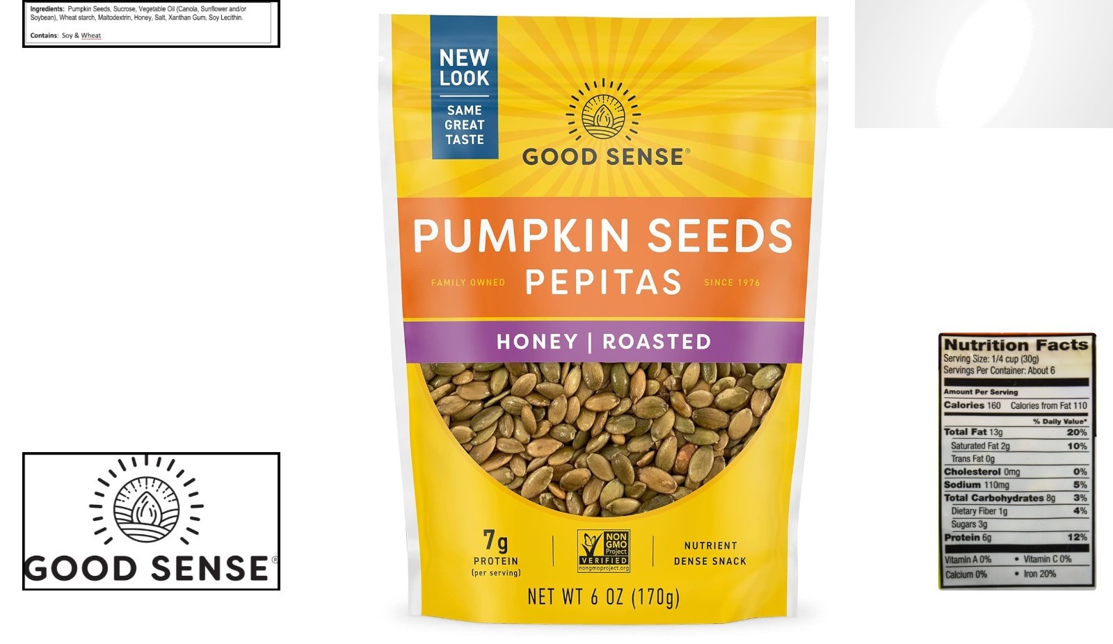 Versatile Honey Roasted Pumpkin Seeds (6 Oz) – Perfect for Snacking or Meals
