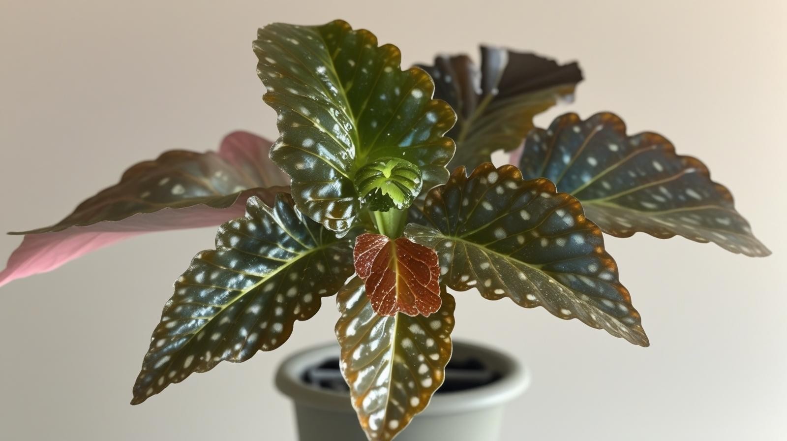 Angel Wing Begonia Fannie Moser Live Rooted Starter House Plant BUY 2 GET 1 FREE