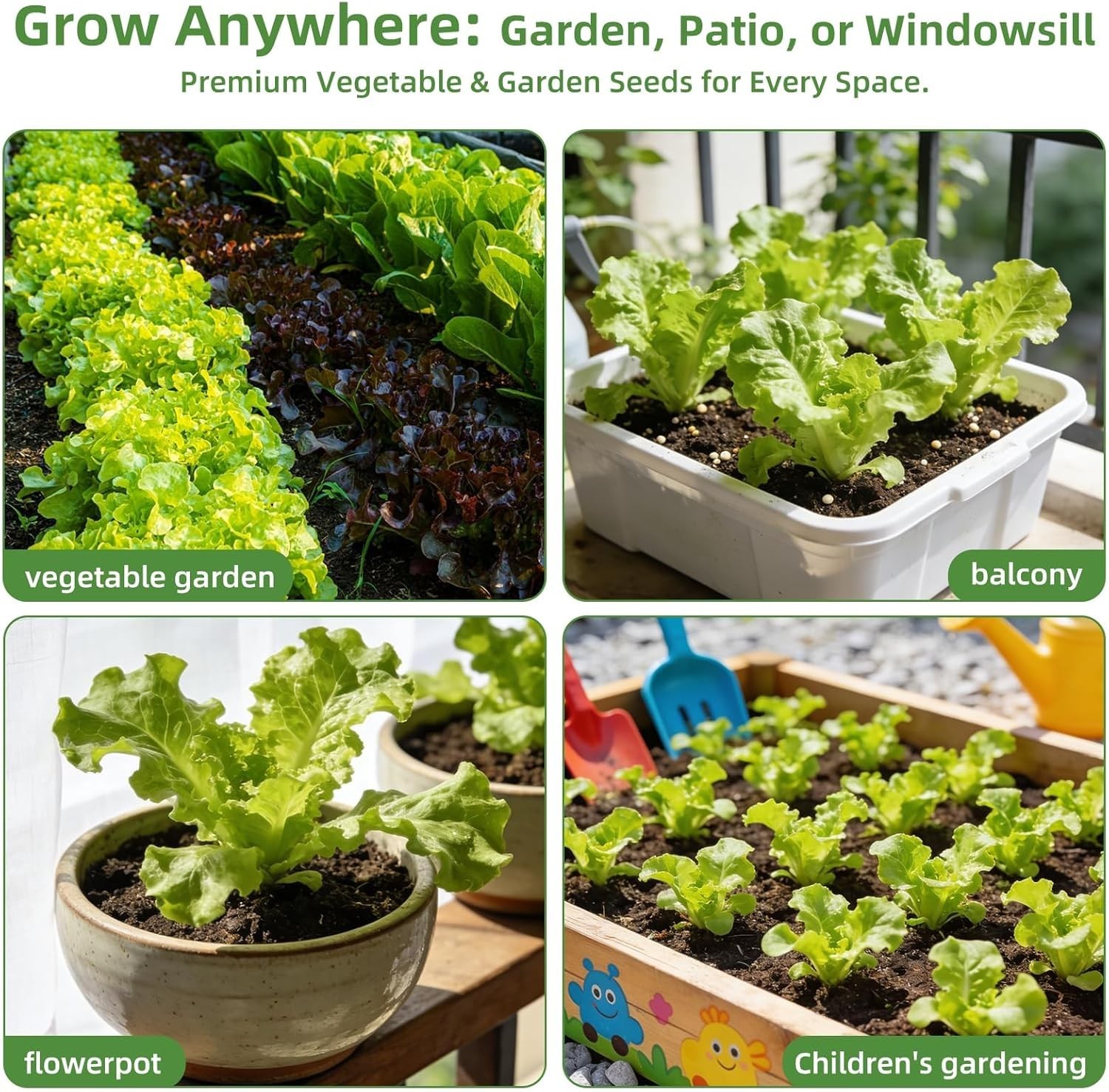 【Seed Vault】 Heirloom Vegetable Seeds Planting Kit – 15,000+ Non-GMO Seeds for H