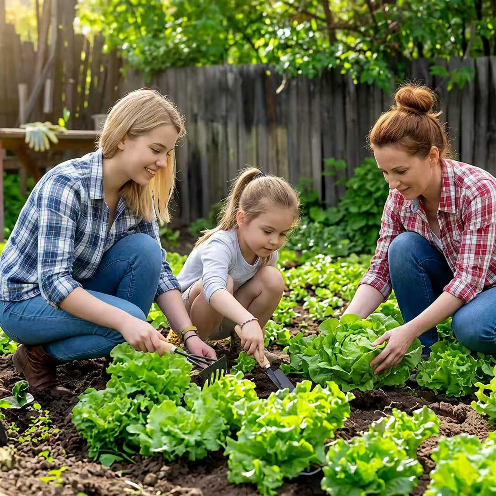 LUOJIBIE Lettuce Seeds for Planting Outdoors, Vegetable Medium Pack, Mix