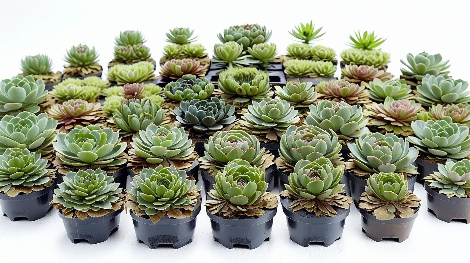 Succulents Sempervivum Assortment Rooted Starter Plant (Pack of 3)
