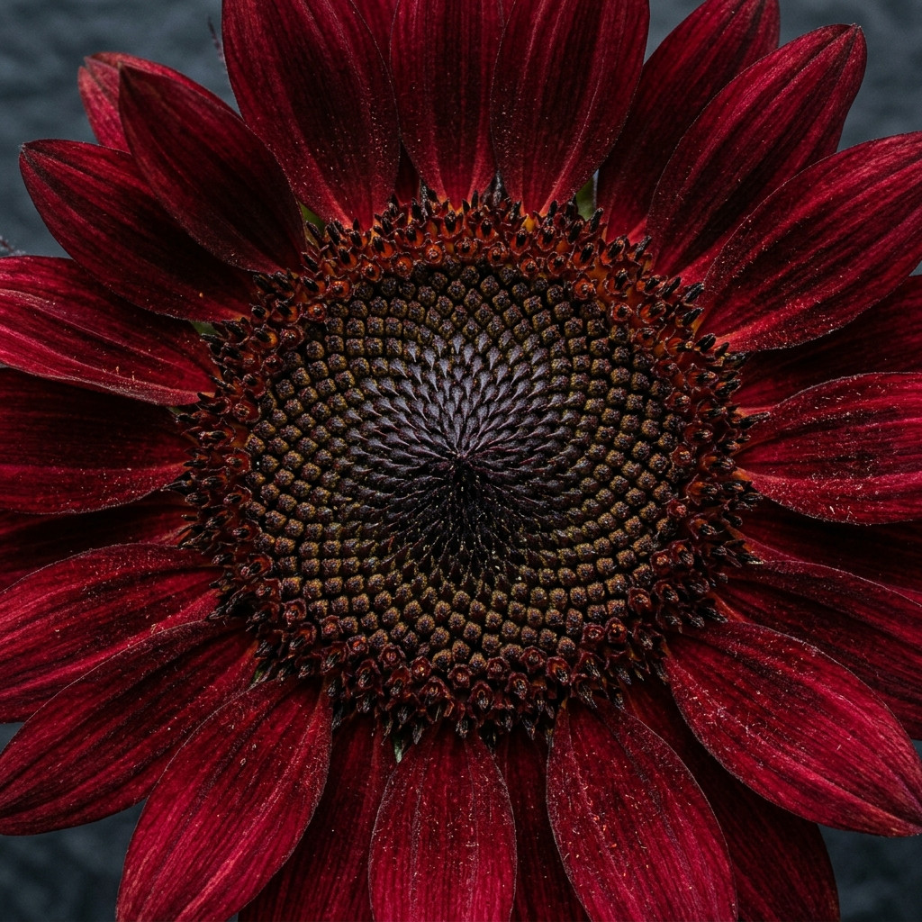 100 Velvet Queen Sunflower Seeds for Planting – Deep Chocolate & Burgundy Red