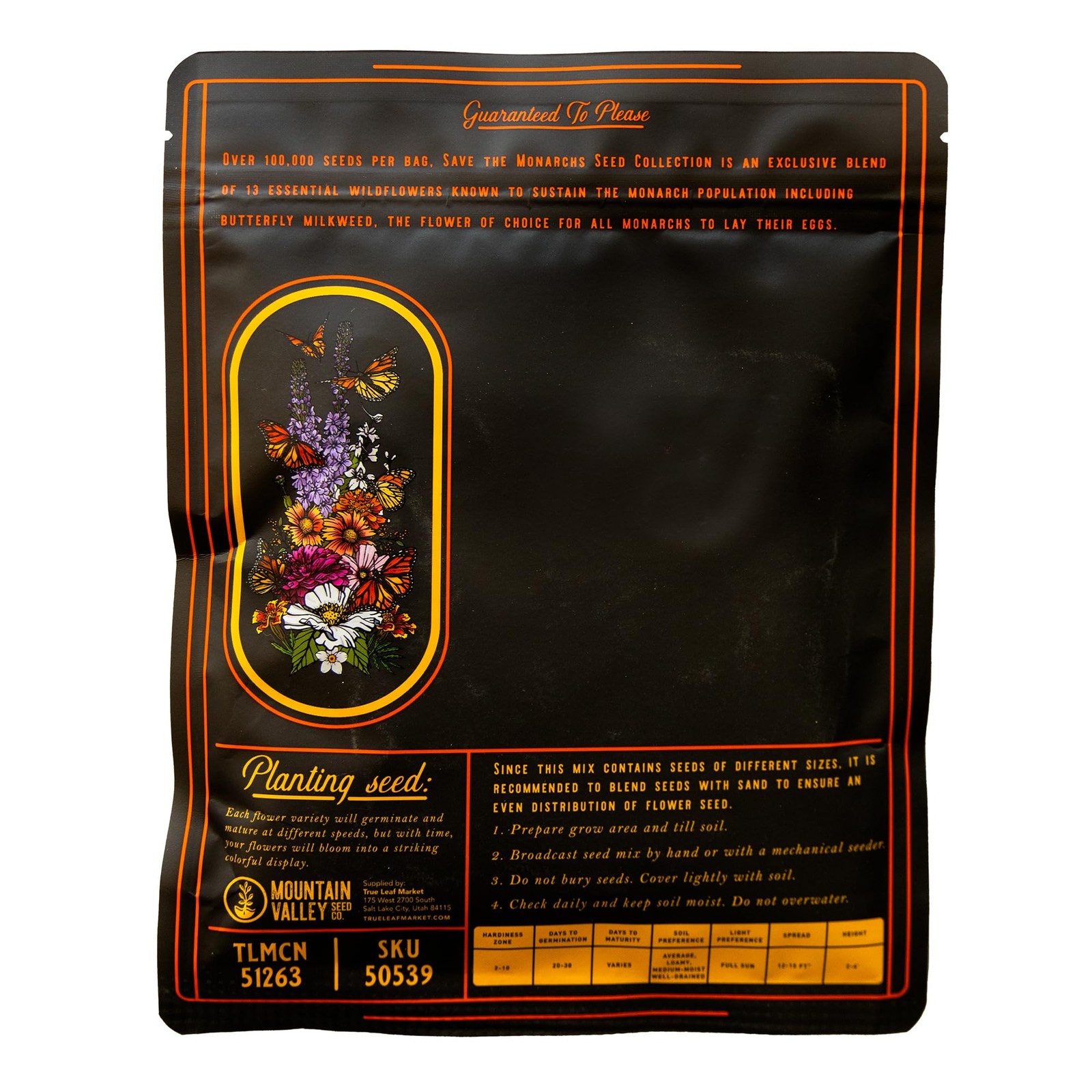 Mountain Valley Seed Co National Wildflower Seed Collection – Perennial Mix